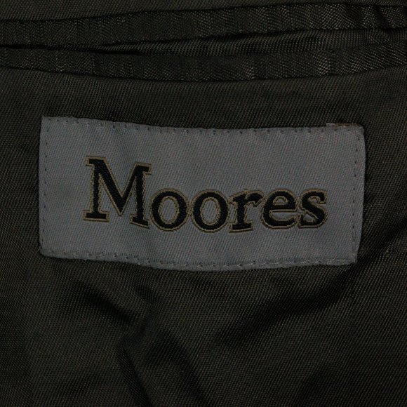 COPY - Vintage Gabardine Wool Blazer Jacket Mens 40S Two Button Green Gray Suit - Picture 10 of 11